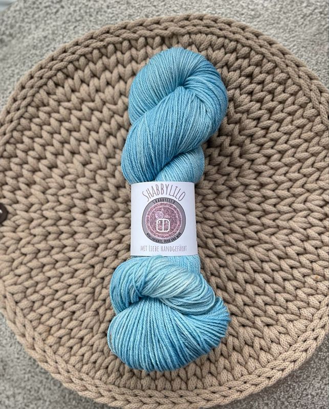 Merino Seide, 100g, Merino extrafine "Swimmingpool"