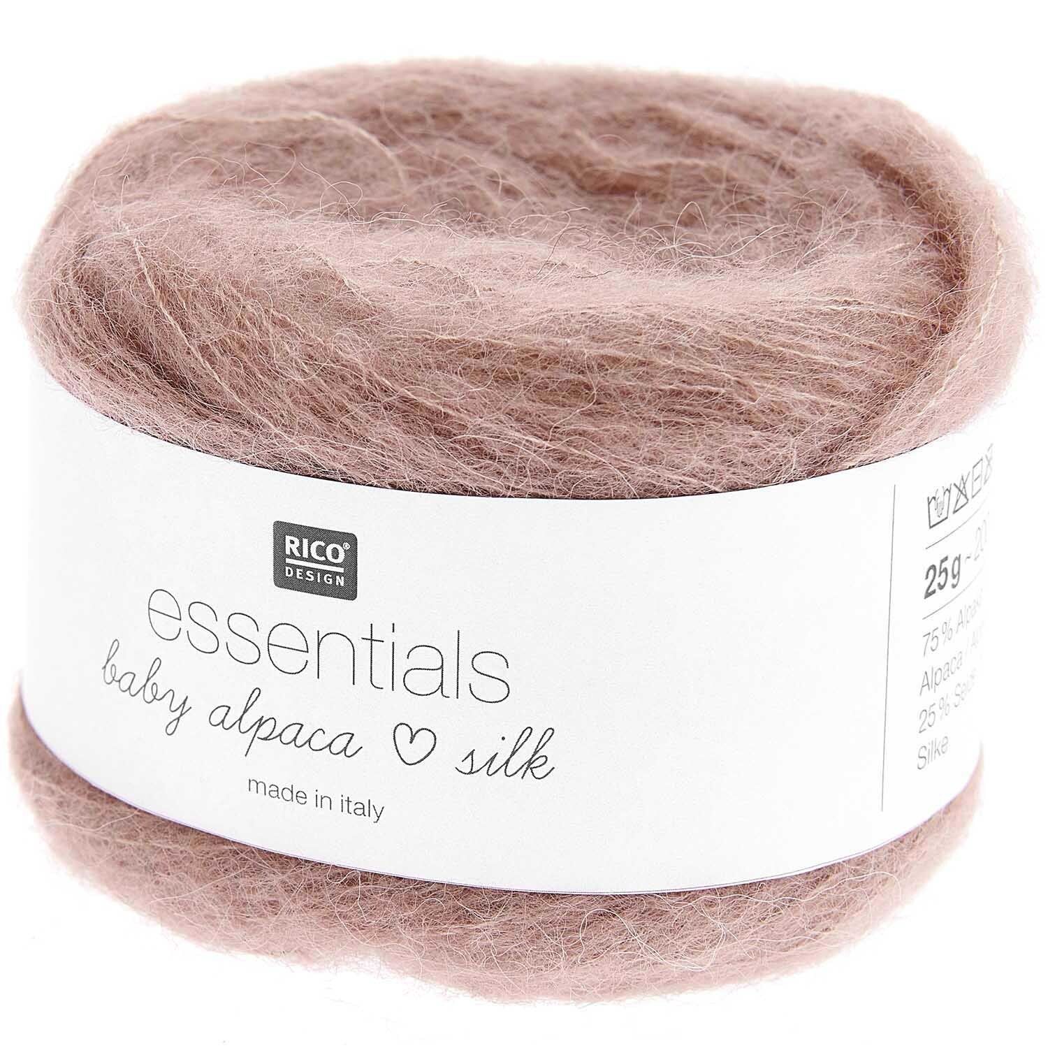 Essentials Baby Alpaka loves Silk Altrosa