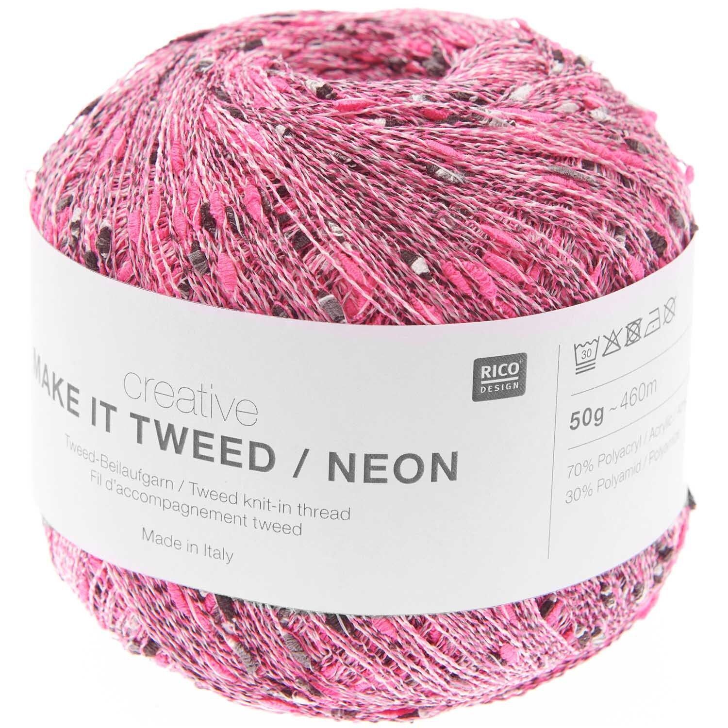 Make it Tweed Neon Pink