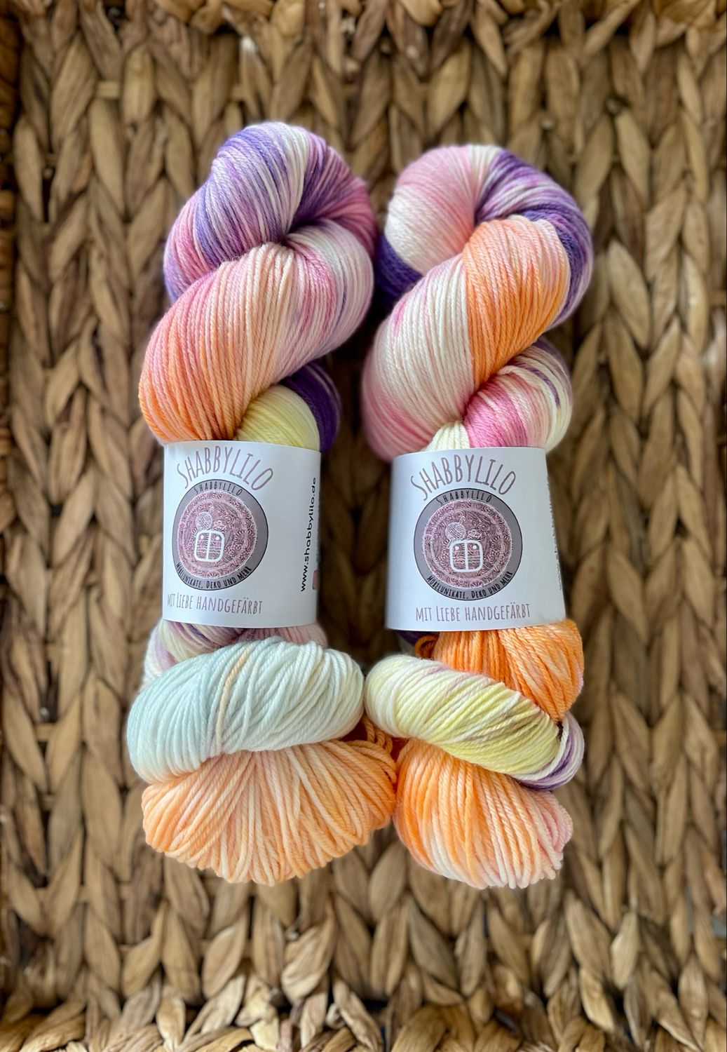 Sockenwolle 4-fach, 100g, Merino extrafine "Lolli-Laune"