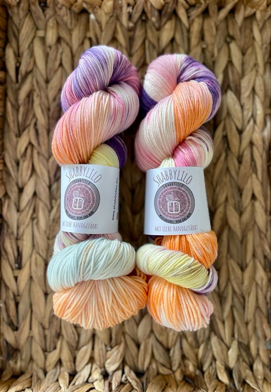 Sockenwolle 4-fach, 100g, Merino extrafine "Lolli-Laune"