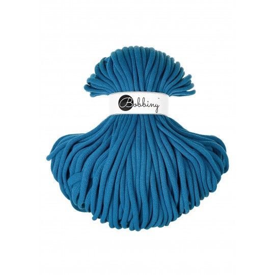 Bobbiny Jumbo 9mm geflochten, Dopamine Blue Bobbiny Jumbo 9mm geflochten, Dopamine Blue