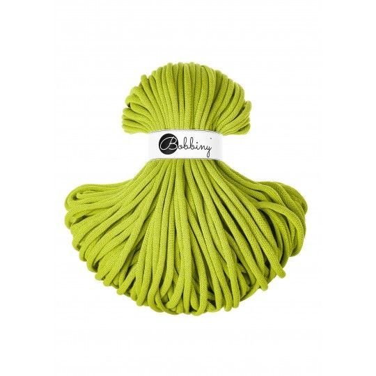Bobbiny Jumbo 9mm geflochten, Dopamine Lime Bobbiny Jumbo 9mm geflochten, Dopamine Lime