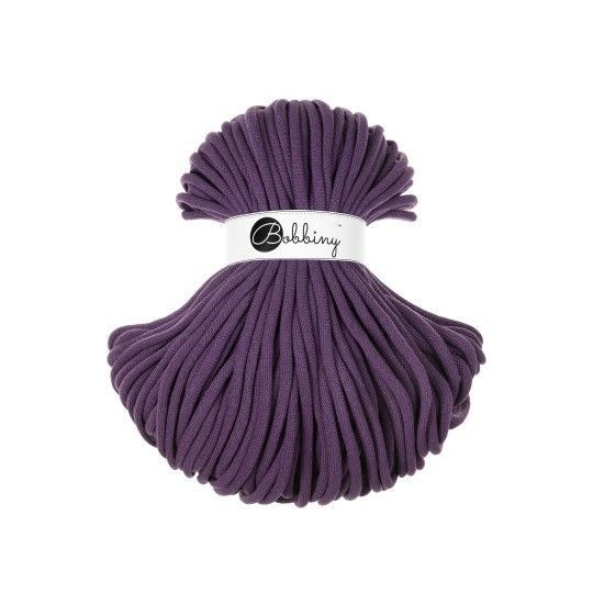 Bobbiny Jumbo 9mm geflochten, Violet Bobbiny Jumbo 9mm geflochten, Violet