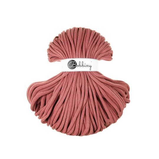 Bobbiny Jumbo 9mm geflochten, Peony Bobbiny Jumbo 9mm geflochten, Peony