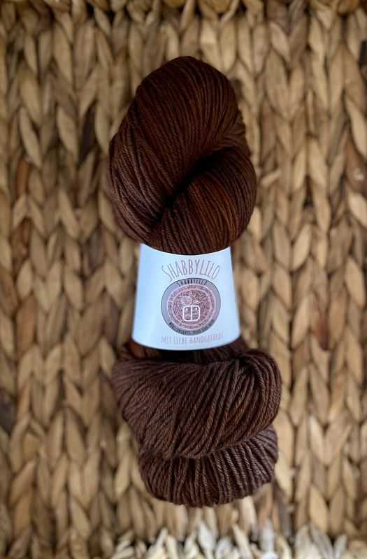 Sockenwolle 6-fach, 150g, Merino extrafine "Schokolade"