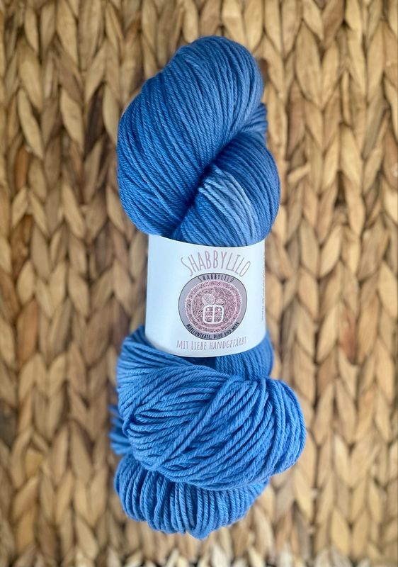 Sockenwolle 6-fach, 150g, Merino extrafine "Blaue Lagune"