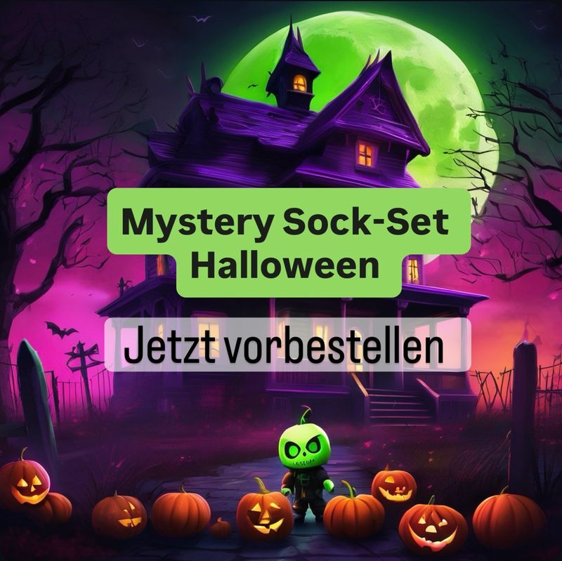 ??️ Mystery Sock-Set Halloween 4-fach, 100g + 20g Mini, Merino extrafine