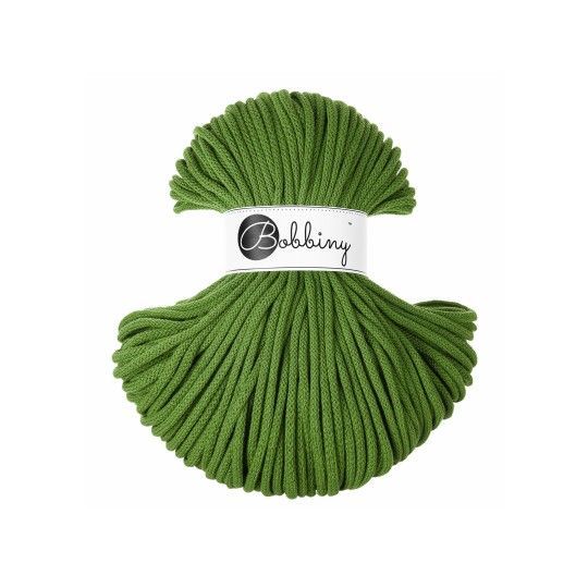 Bobbiny Premium 5mm geflochten, Moss Green
