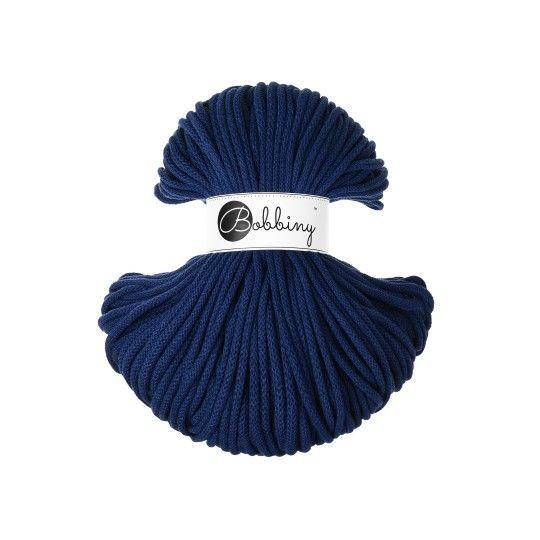 Bobbiny Premium 5mm geflochten, Ink Blue