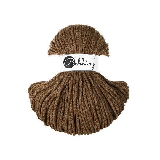 Bobbiny Premium 5mm geflochten, Nut Brown