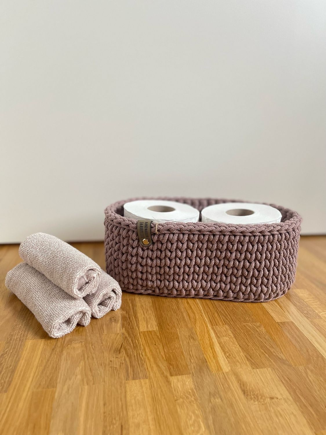 Aufbewahrungskorb für Toilettenpapier Aufbewahrungskorb für Toilettenpapier "Mauve"