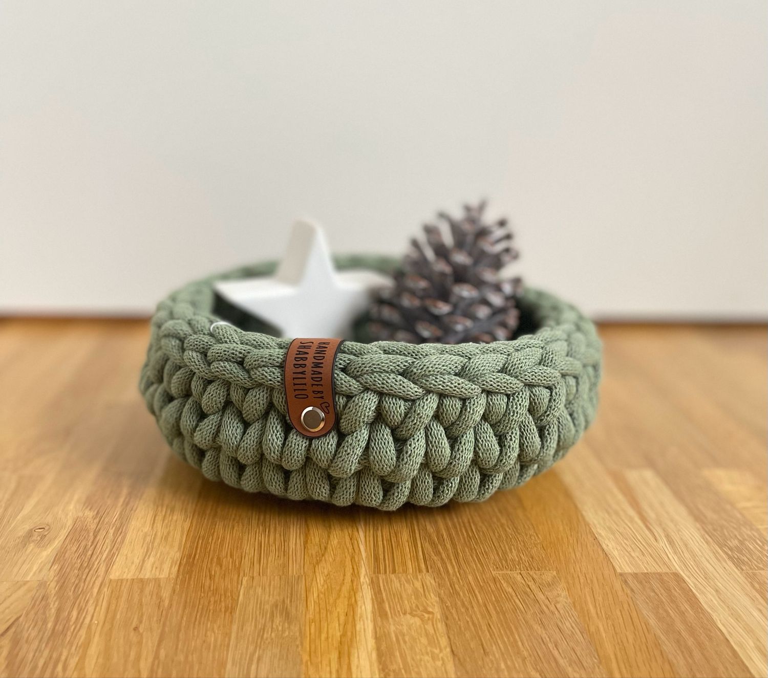 Dekoschale klein "Eucalyptus Green",  Ø 20cm