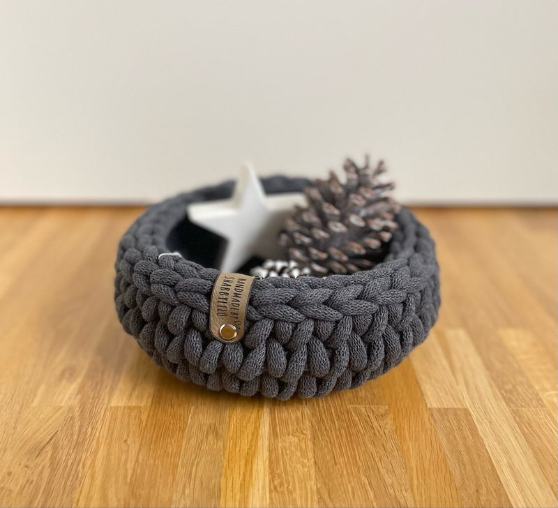 Dekoschale klein "Charcoal",  Ø 20cm