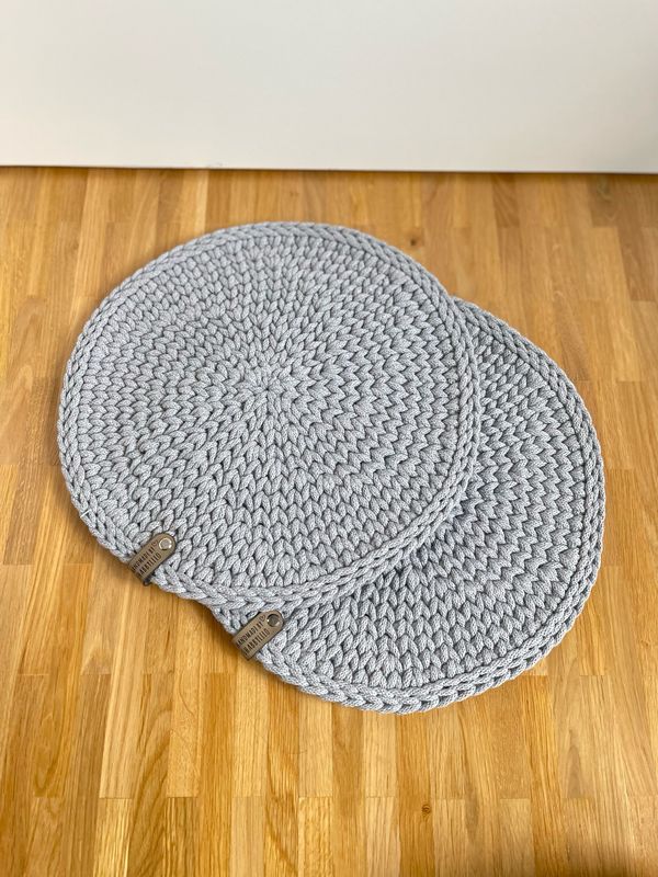 Platzset rund Ø 35cm  "Silver"