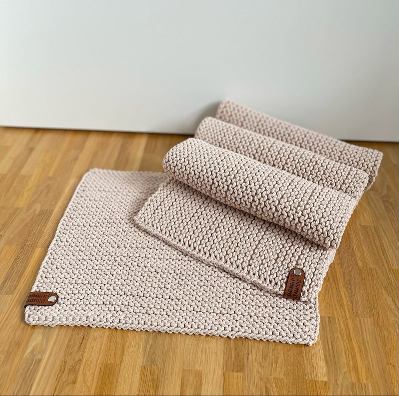 Platzset rechteckig "Warm Beige"