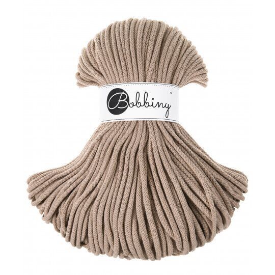 Bobbiny Premium 5mm geflochten, Sand