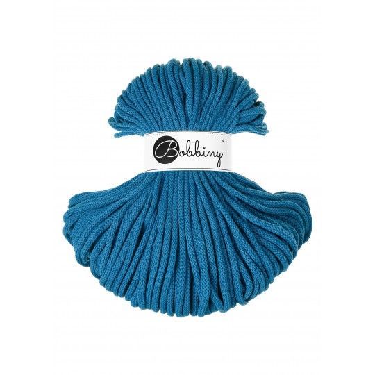 Bobbiny Premium 5mm geflochten, Dopamine Blue Bobbiny Premium 5mm geflochten, Dopamine Blue