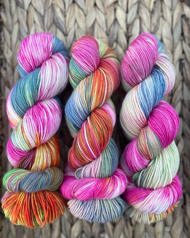 Sockenwolle 4-fach, 100g, Merino extrafine "Farbspektakel"