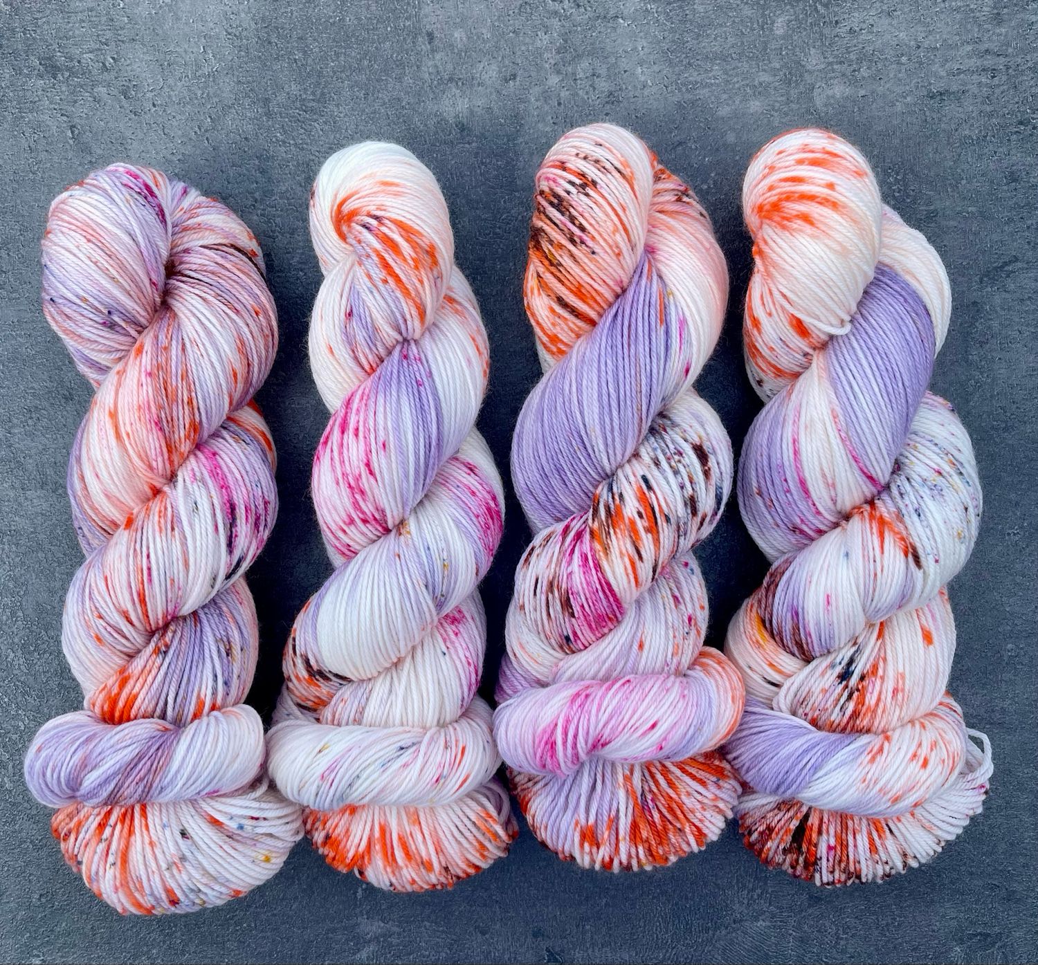 Sockenwolle 4-fach, 100g, Merino extrafine Sockenwolle 4-fach, 100g, Merino extrafine "Sommerlaune"