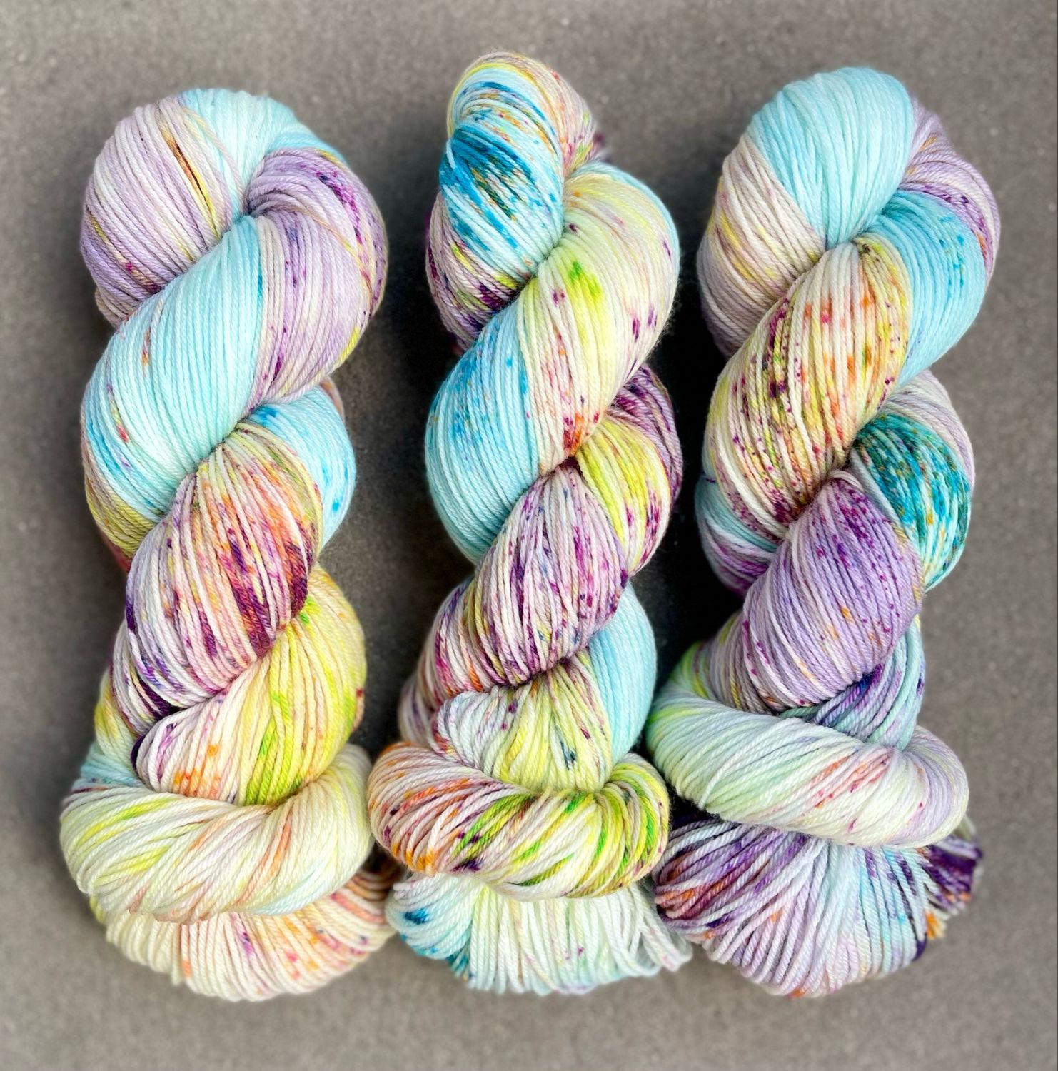 Sockenwolle 4-fach, 100g, Merino extrafine Sockenwolle 4-fach, 100g, Merino extrafine "Karibikflair"