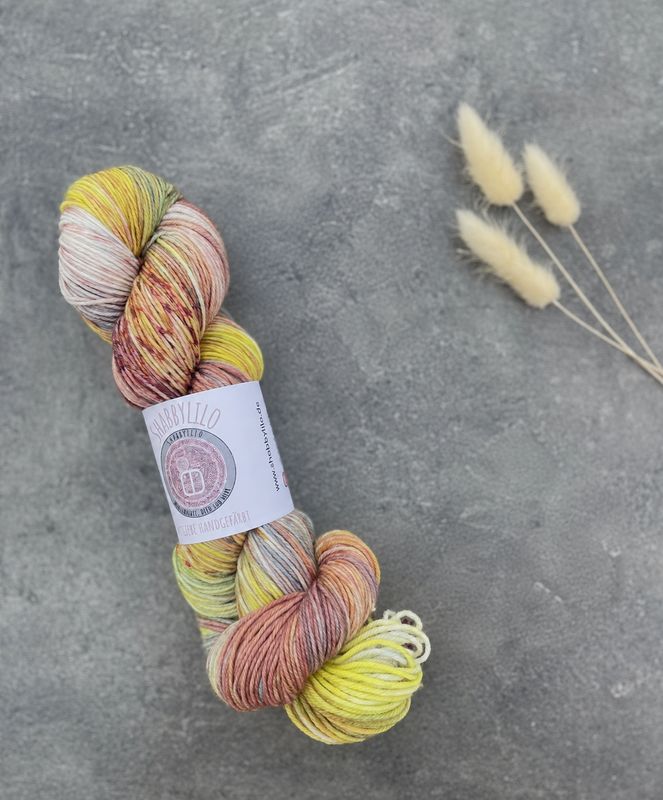 Sockenwolle 4-fach, 100g, Merino extrafine Sockenwolle 4-fach, 100g, Merino extrafine "Spätsommer"