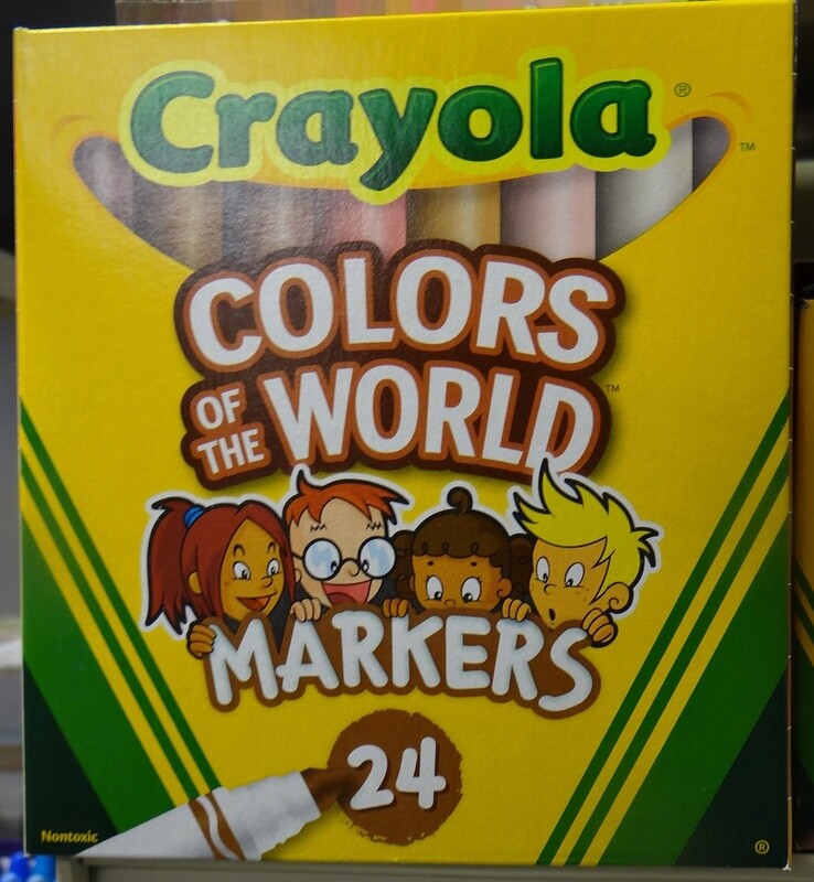 Crayola Markers/Colors of the World/24 pkg.