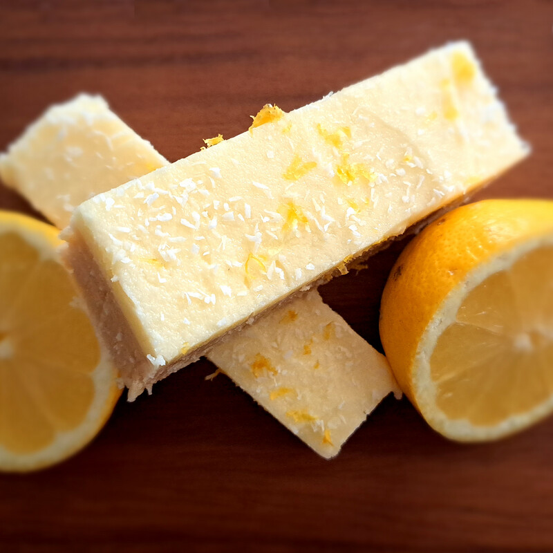 Lemon + Coconut Slice