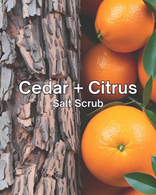 Salt Scrub - Cedar + Citrus