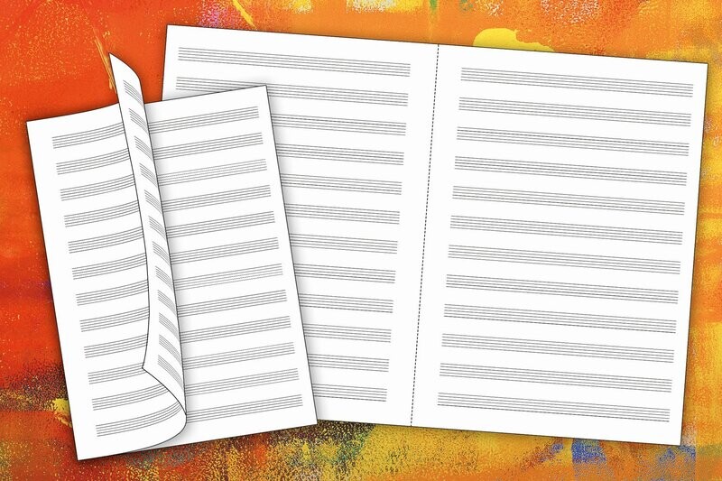 Notenpapier Notenblätter Notensystem Notenpapier Notenblätter Notensystem
