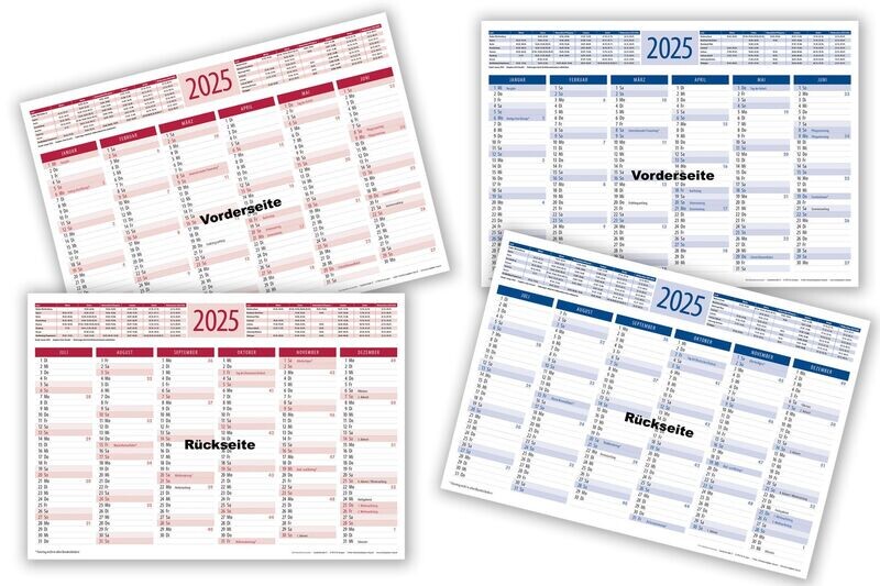 Kombi-Paket Tischkalender Kombi-Paket Tischkalender