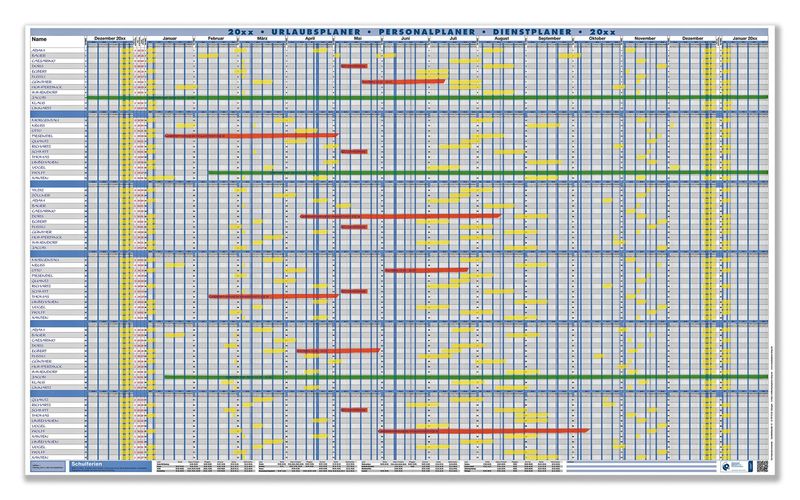 SUPER-SIZE Urlaubsplaner Personalplaner 2027 SUPER-SIZE Urlaubsplaner Personalplaner 2027