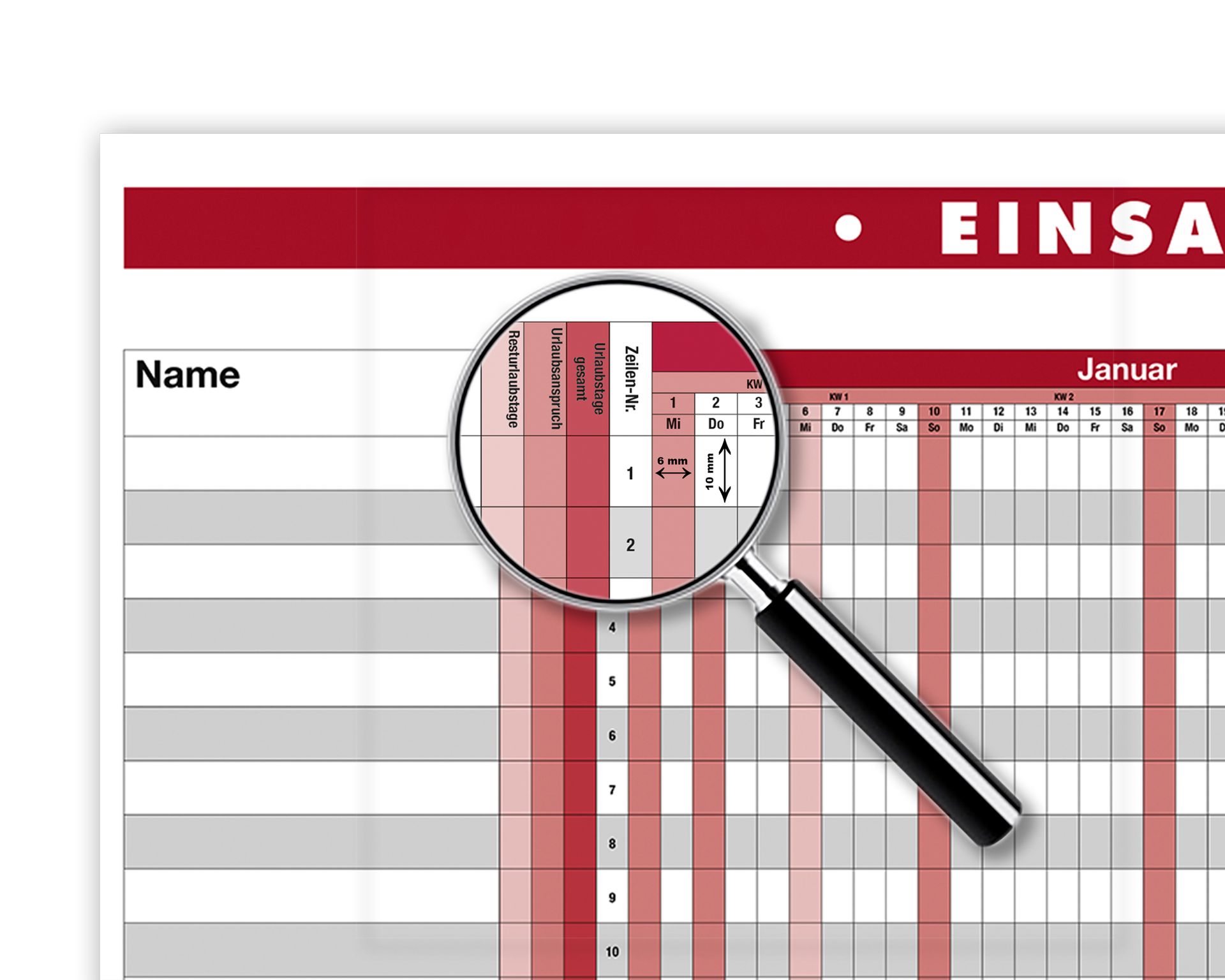 Einsatz- und Projektplaner 2027
