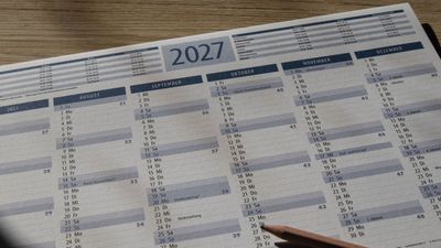 2 in 1 Kalender 2027