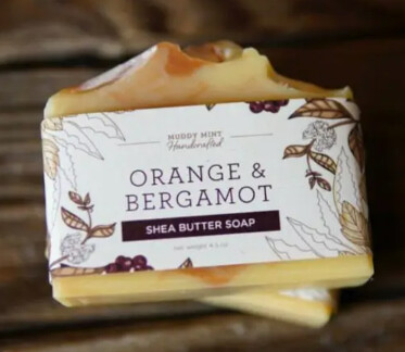 Orange & Bergamot, Shea Butter and Goat Milk Soap