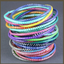 Recycled Flip-Flop Bangle