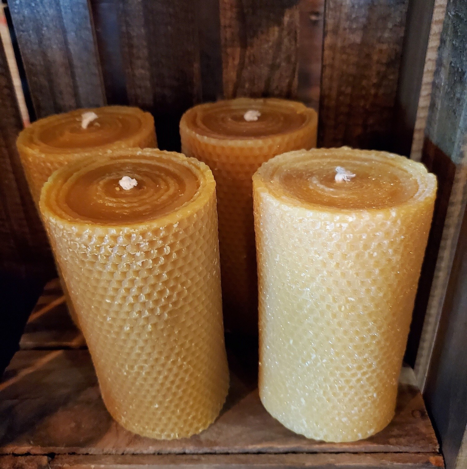 Beeswax Candle Large Pillar