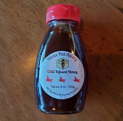 Chili Infused Raw Honey 8-oz