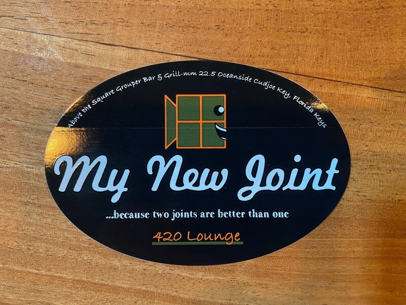 My New Joint Sticker - Oval
