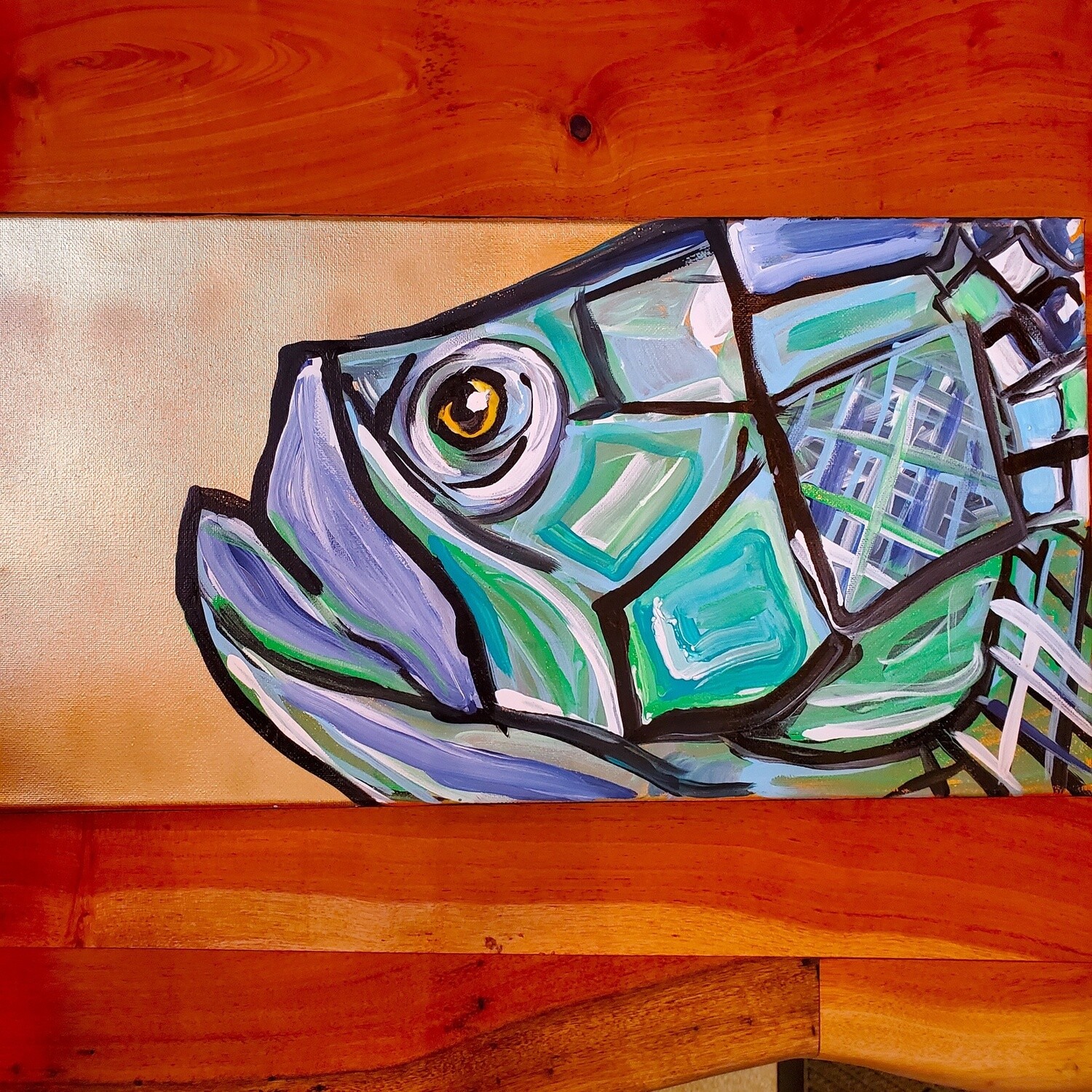 Fish Head - Kaley Bentz Original Artwork