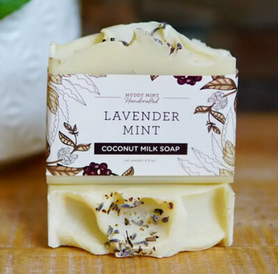 Lavender Mint Soap with Coconut Milk