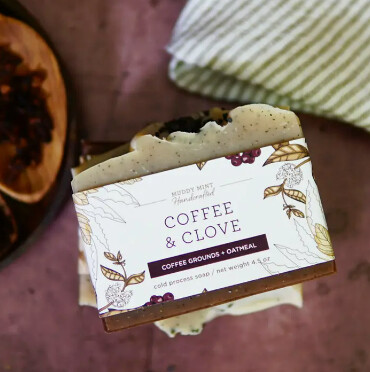 Coffee & Clove Soap, Exfoliating Coffee Soap
