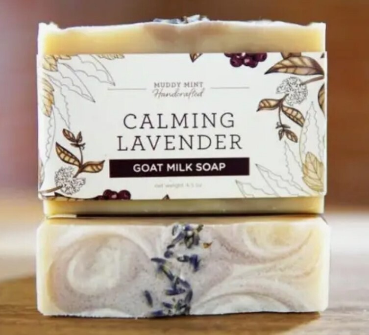 Calming Lavender Goat Milk Soap, Natural, Palm Free