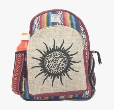 Light Weight printed Hippie Outdoor Vegan backpack