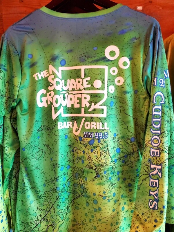 Square Grouper Mahi Skin Long Sleeve