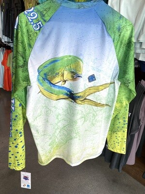 Square Grouper Dolphin Chart Long Sleeve