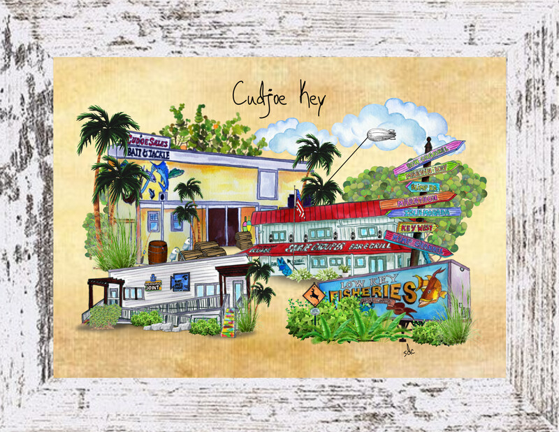 Cudjoe Key - Tropical Art Chick