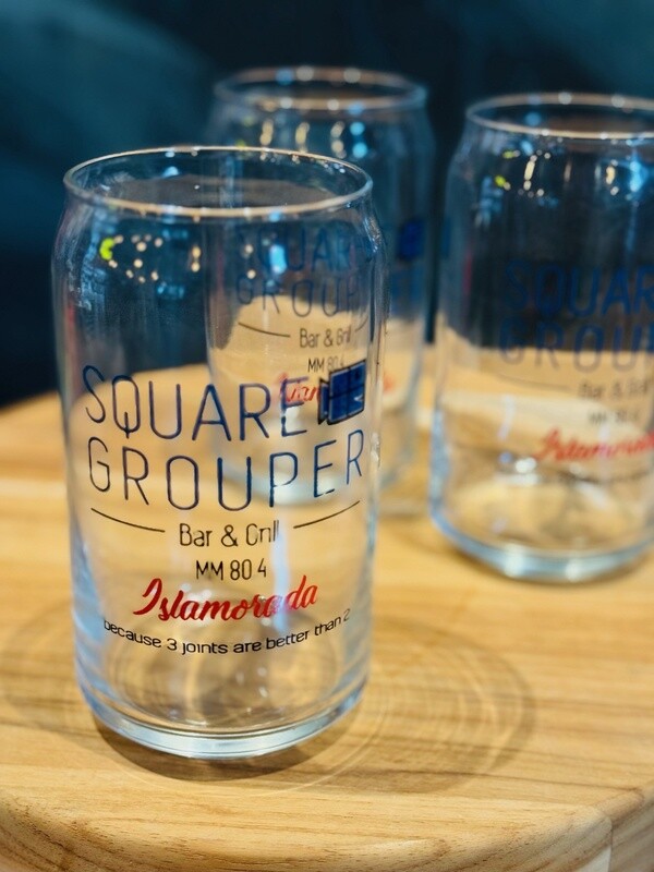 Islamorada Beer Can Glass