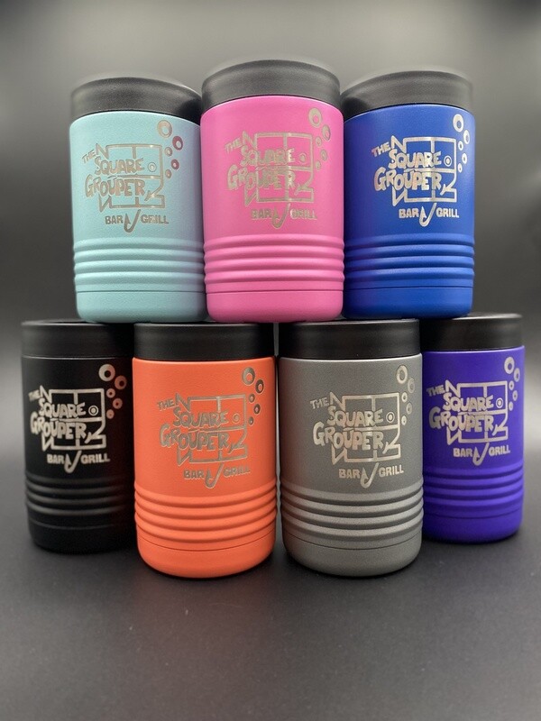 Square Grouper Beer Can Holder