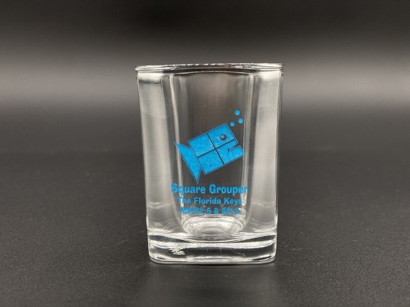 Square Grouper Shot Glass